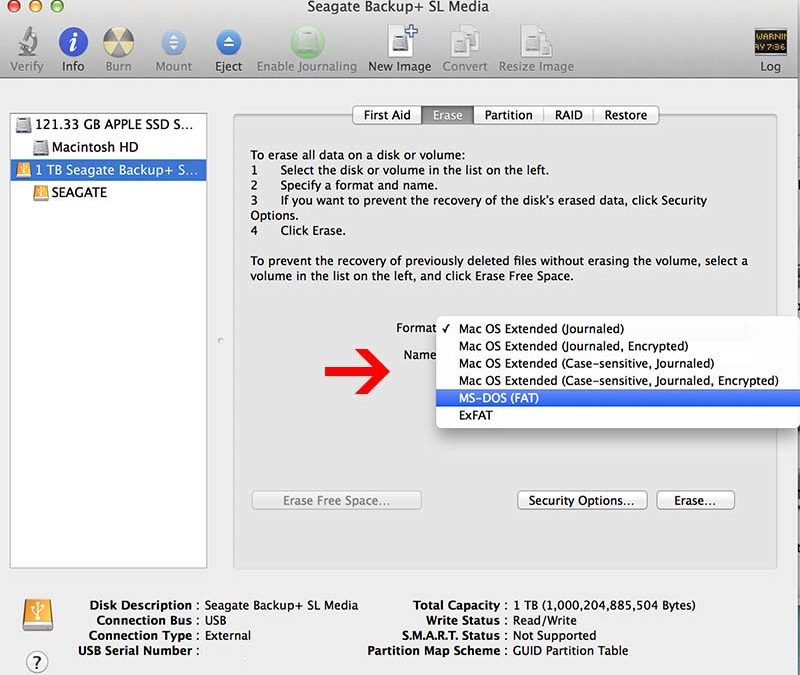 Mac partition format
